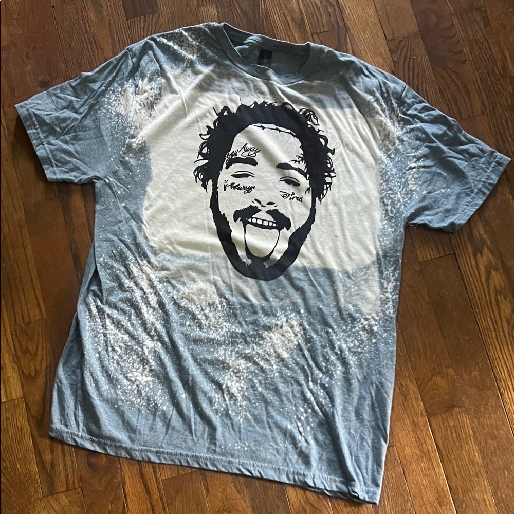 Post Malone Graphic Blue T-Shirt
